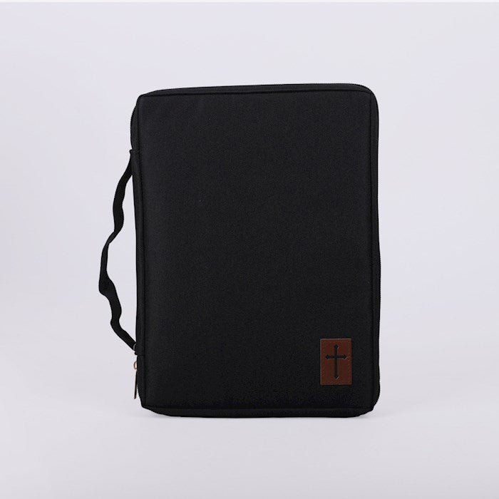Bible Cover-Canvas-Cross Patch-X Large