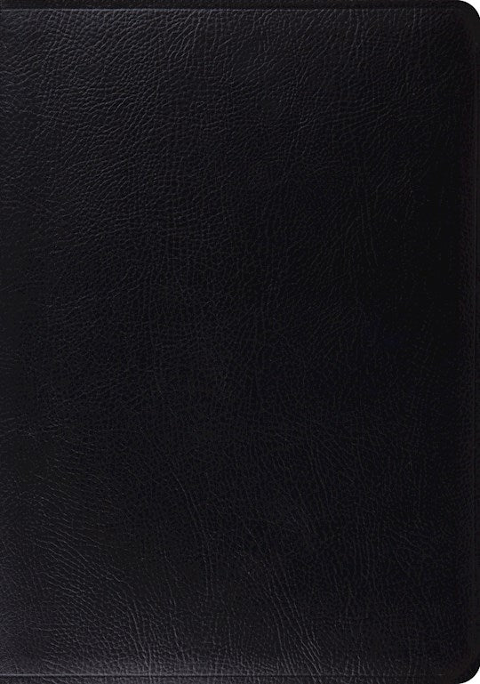 Esv Study Bible-Black Bonded Leather